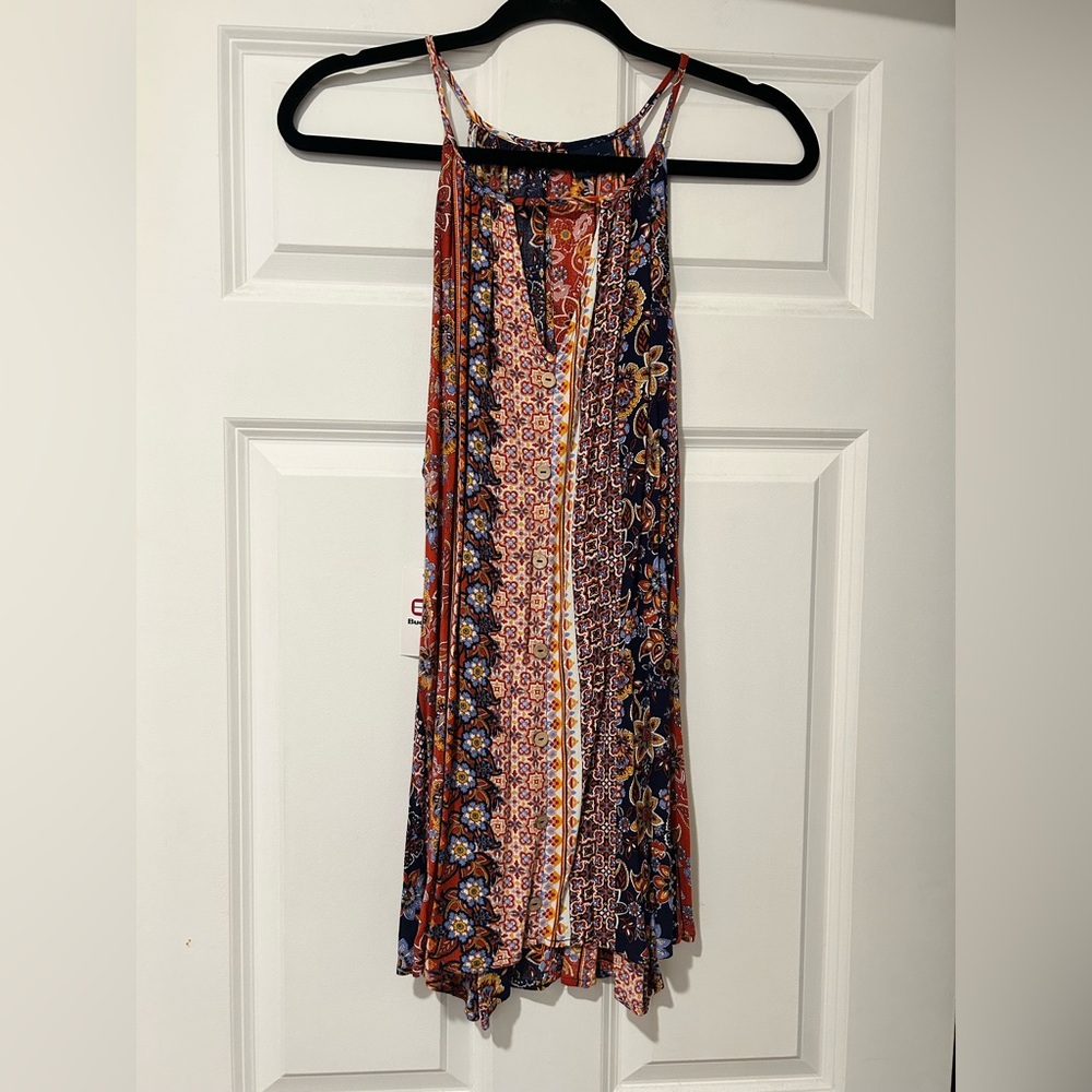 NWT Daytrip Buckle Floral Print Keyhole Tank Top - Picture 10 of 15